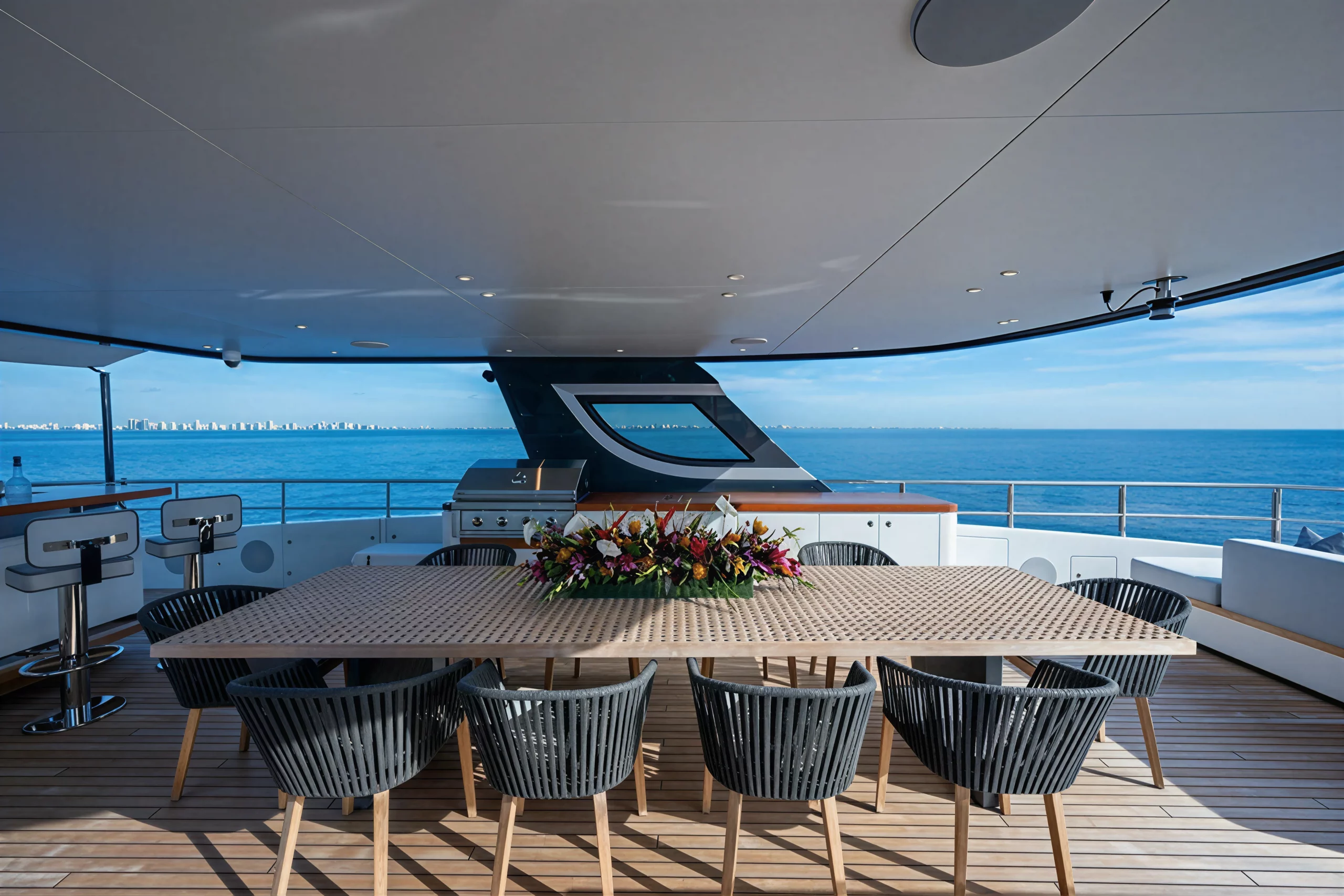 Flybridge helm