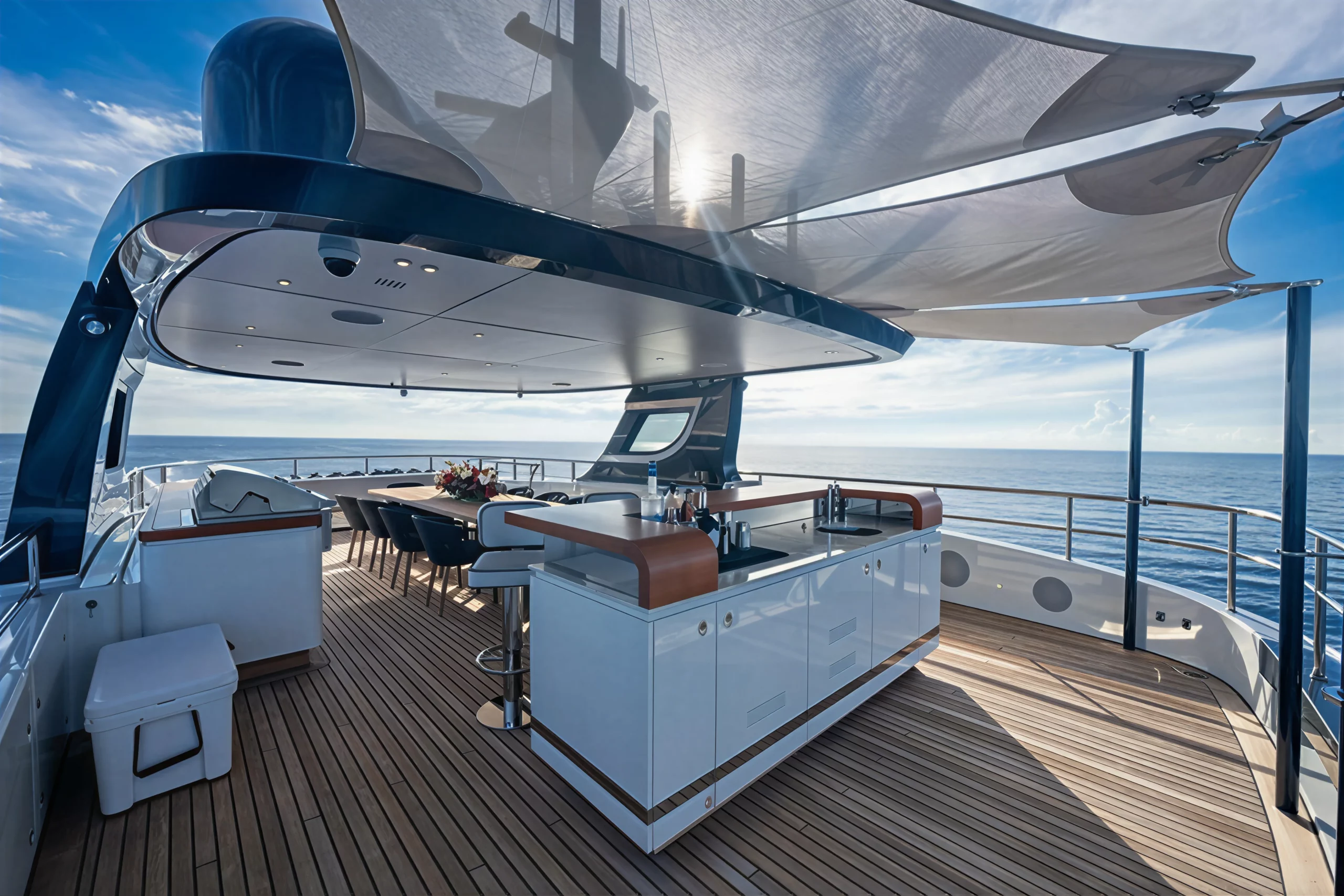 Flybridge panorámica
