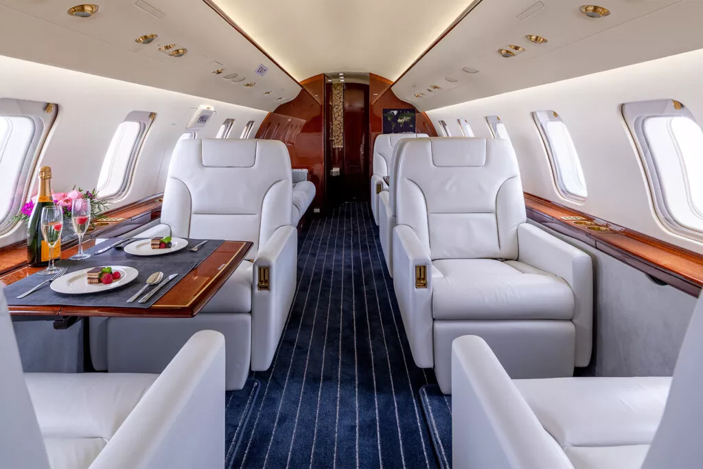 Jet privado Citation rumbo a Los Cabos, Yates México